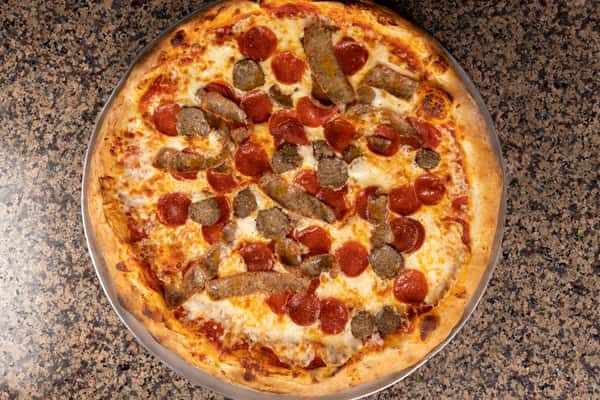 Meat lovers pizza