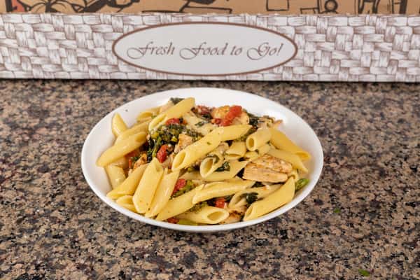 Broccoli Rabe or Escarole with Grilled Chicken and Penne