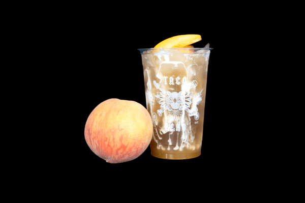 Peaches and Cream Dirty Soda