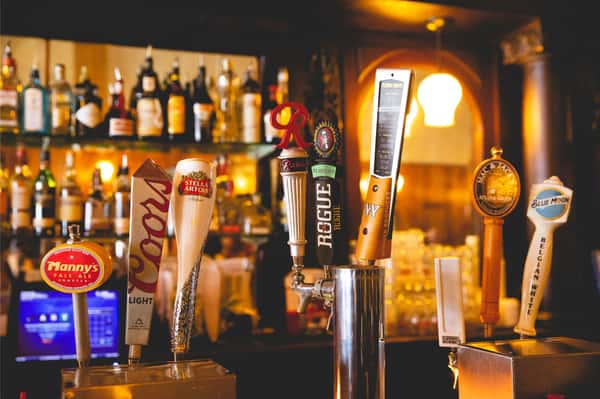 Beers on tap