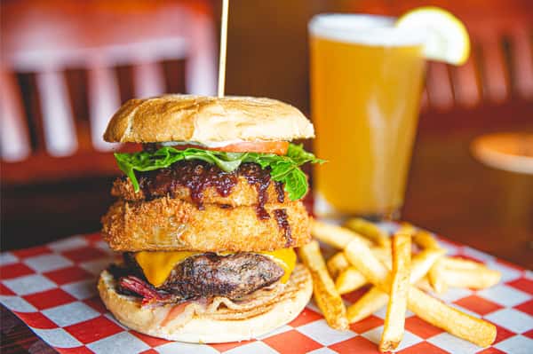 Western bacon burger