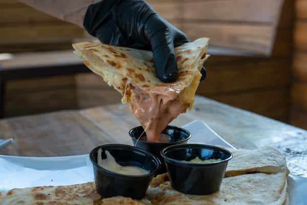 Fried chicken Quesadilla