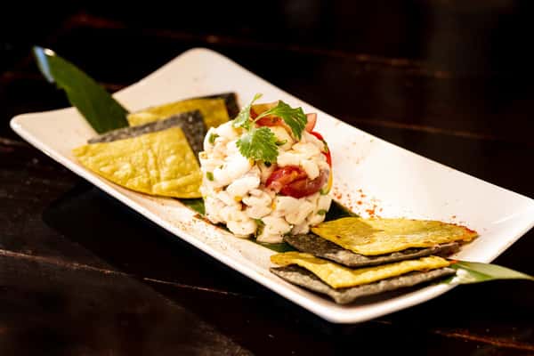SHRIMP CEVICHE TOSTADITAS