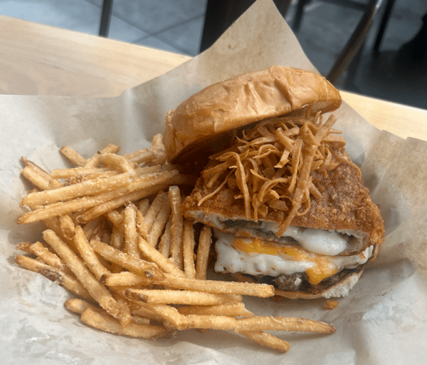 Sandwich of the Month- Chile Relleno Burger