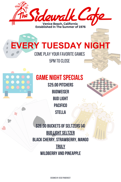Tuesday Game Nights
