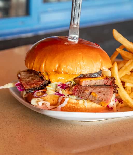 Smoked Beef Brisket Sandwich
