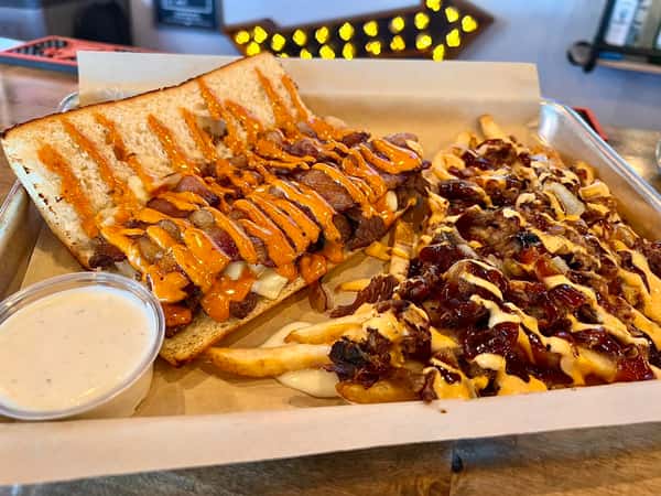 sandwiches and fries