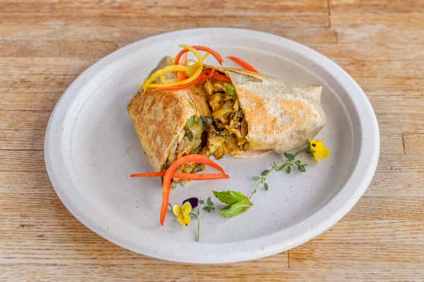 Spicy Chicken Kathi Roll