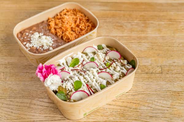 Enchilada Platter - Salsa Verdes