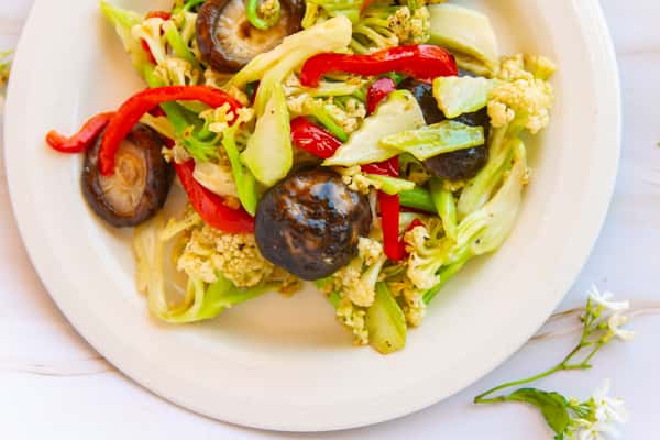 Stir fry mushroom