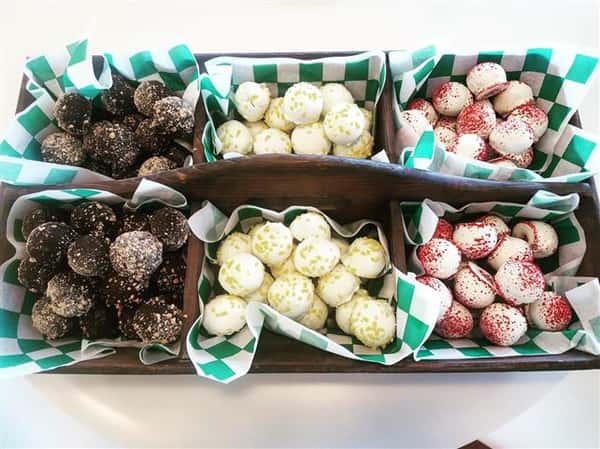 A variety of truffles.