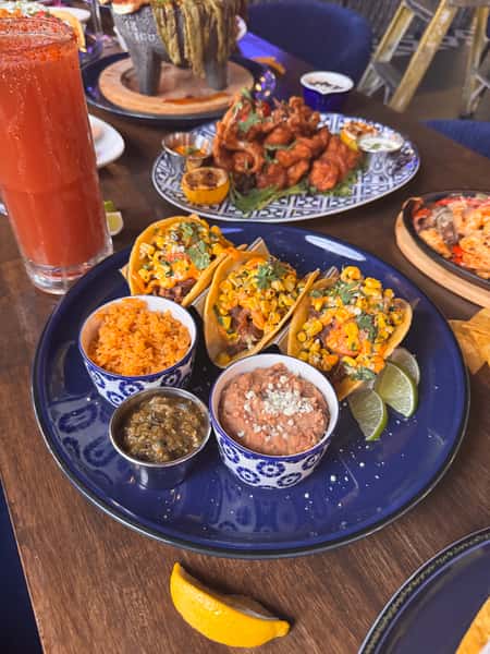 Rib Eye Tacos Plate