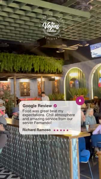Seeing our guests enjoy their time here is why we do what we do. Thank you for taking the time to share your love with us and our community!
📍 4480 Paradise Rd, Las Vegas
#TheVegasCantina #VegasEats #LasVegasStrip #VegasRestaurants #LasVegasLocals