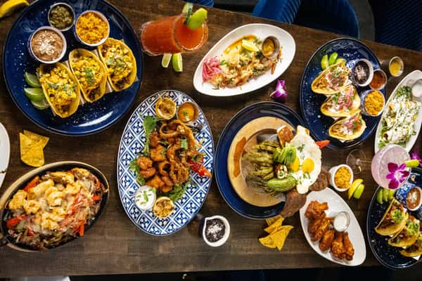 table of food