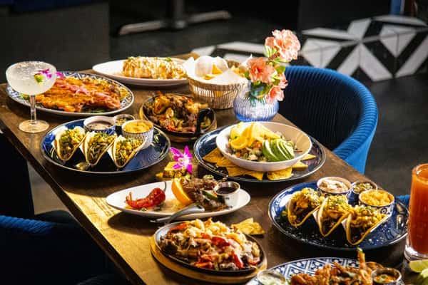 table of food