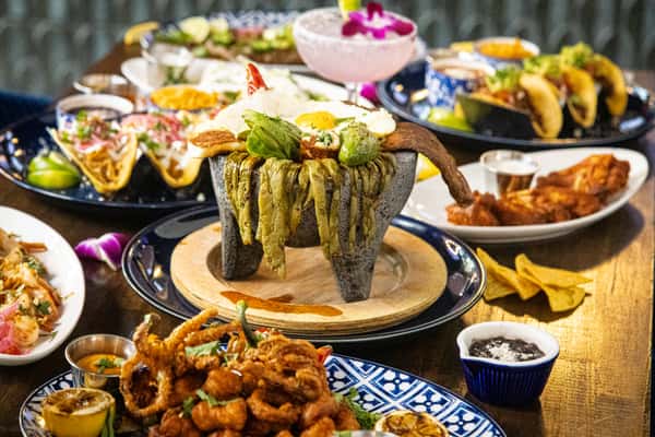 table of food