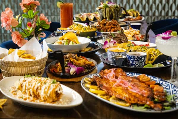 table of food
