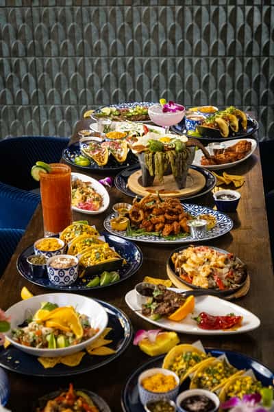 table of food