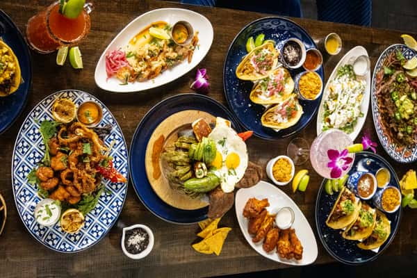 table of food