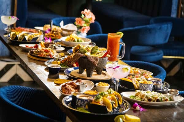 table of food