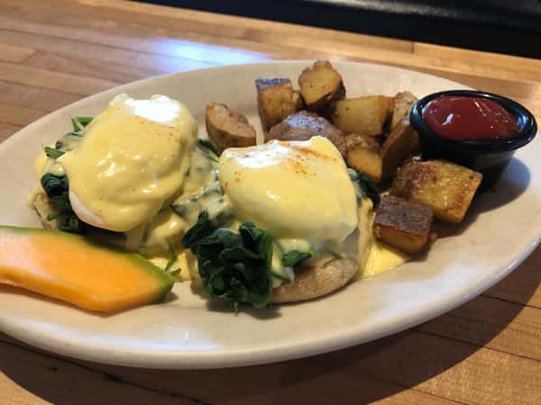 Eggs Florentine Current Takeout Offerings Rookies Sports Bar and