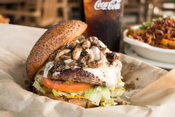 mushroom burger