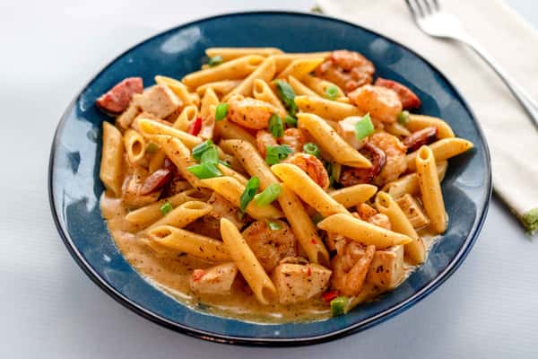 Cajun Shrimp & Chicken Pasta