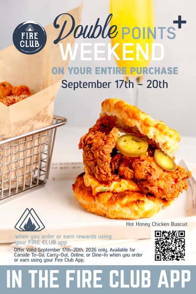 Double Points Weekend September 