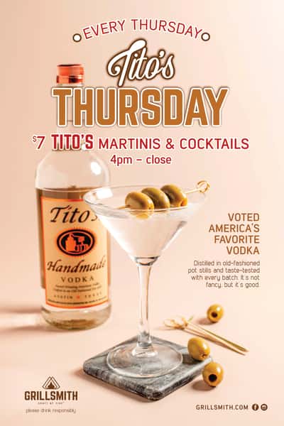 Titos Thursdays 2026