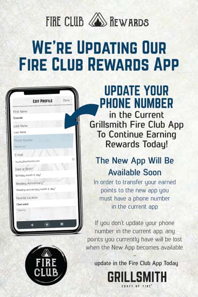 We’re Updating Our  Fire Club Rewards App