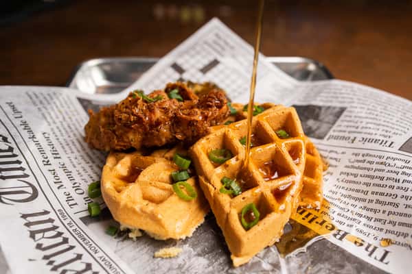 Hot Chicken and Waffles