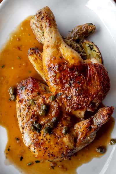 Brick Grilled Mary's Chicken Dinner Menu OLD BREA CHOP HOUSE