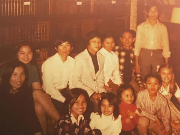 Vintage family group photo, part of the history of Seafood Shack & More.