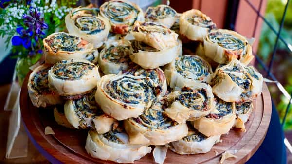 Spanakopita Pinwheels