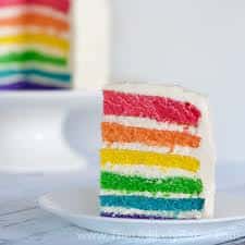 Classic Rainbow Cake