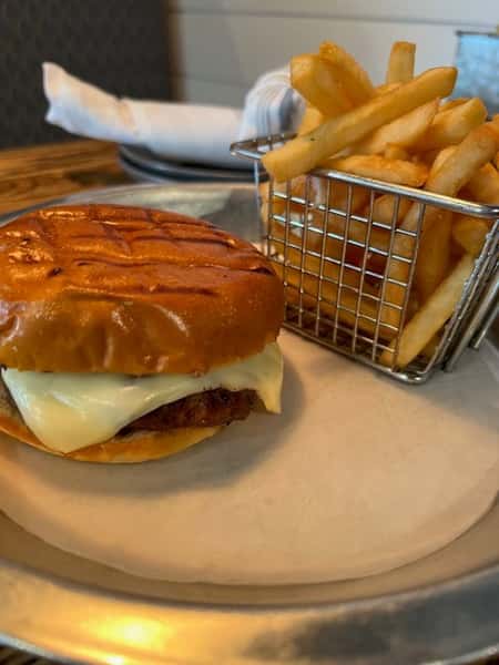 Kids Cheeseburger and Fries