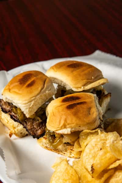 Philly Cheese Steak Sliders