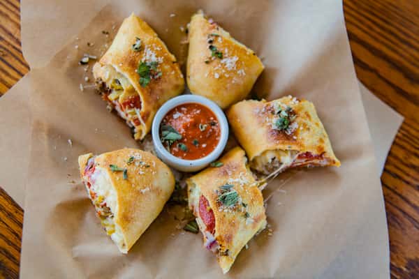 Pepperoni and Sausage Stromboli