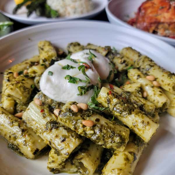 Lemon Pesto Rigatoni