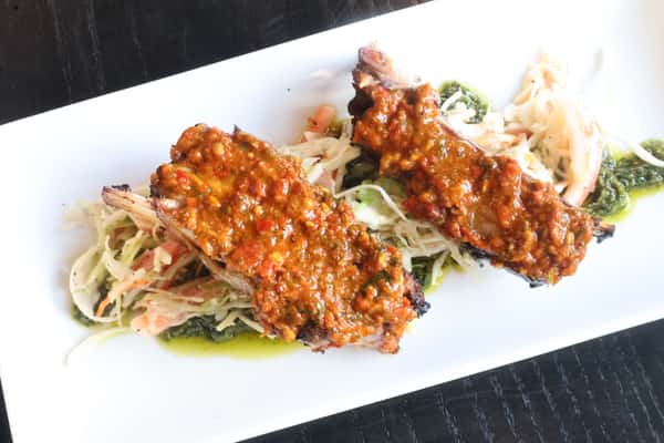 Smoked Lamb Ribs