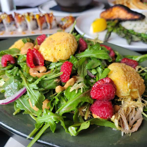 Raspberry & Goat Cheese Salad