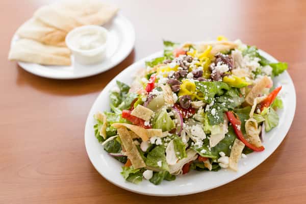 Greek Salad Menu Chicken Dijon Mediterranean Catering & Delivery