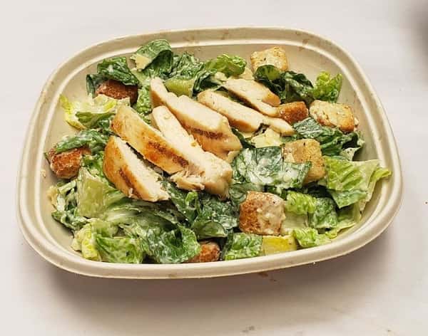 Crisp Romaine Lettuce, shaved Parmesan and Italian Croutons. Ceasar dressing served on the side, protein optional.