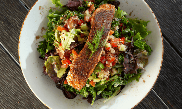 Blackened Salmon Salad