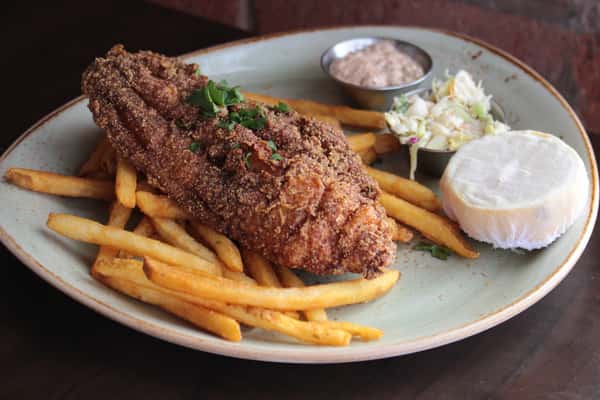 Fried Catfish and Chips