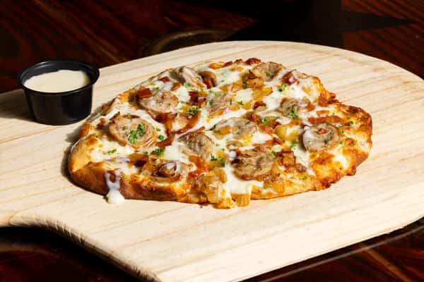 Bratwurst Flatbread