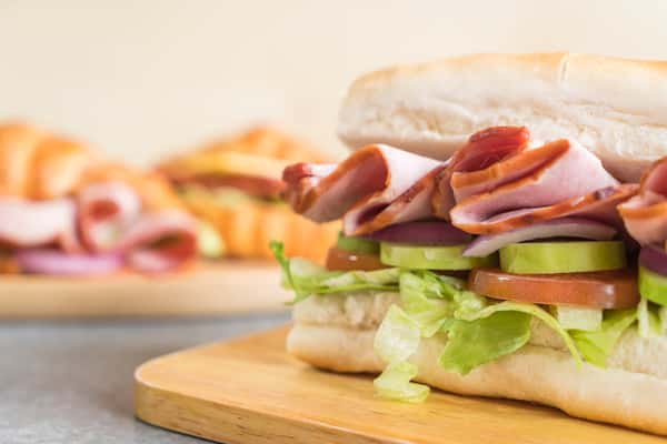 Ham sub sandwich