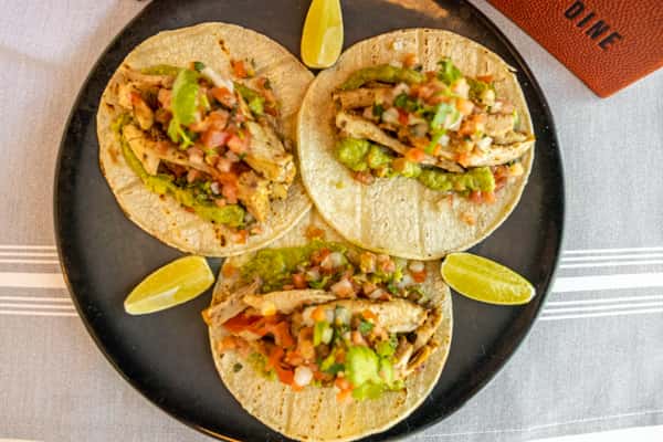 Beef or Chicken Soft Tacos