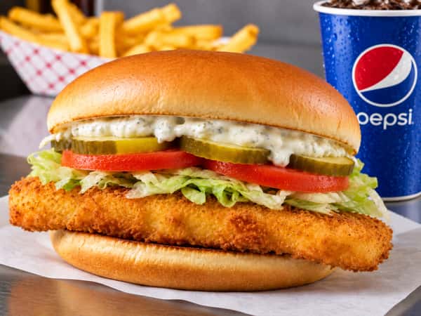 Crispy Alaskan Cod Sandwich