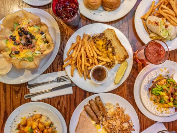 food on table